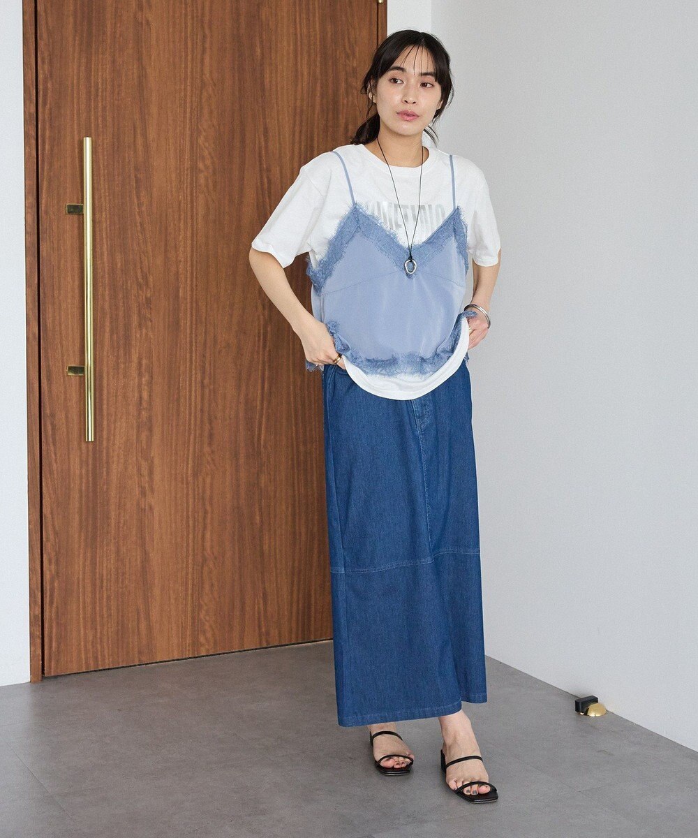 CRAFT STANDARD BOUTIQUE アシンメトリーデニムスカート 