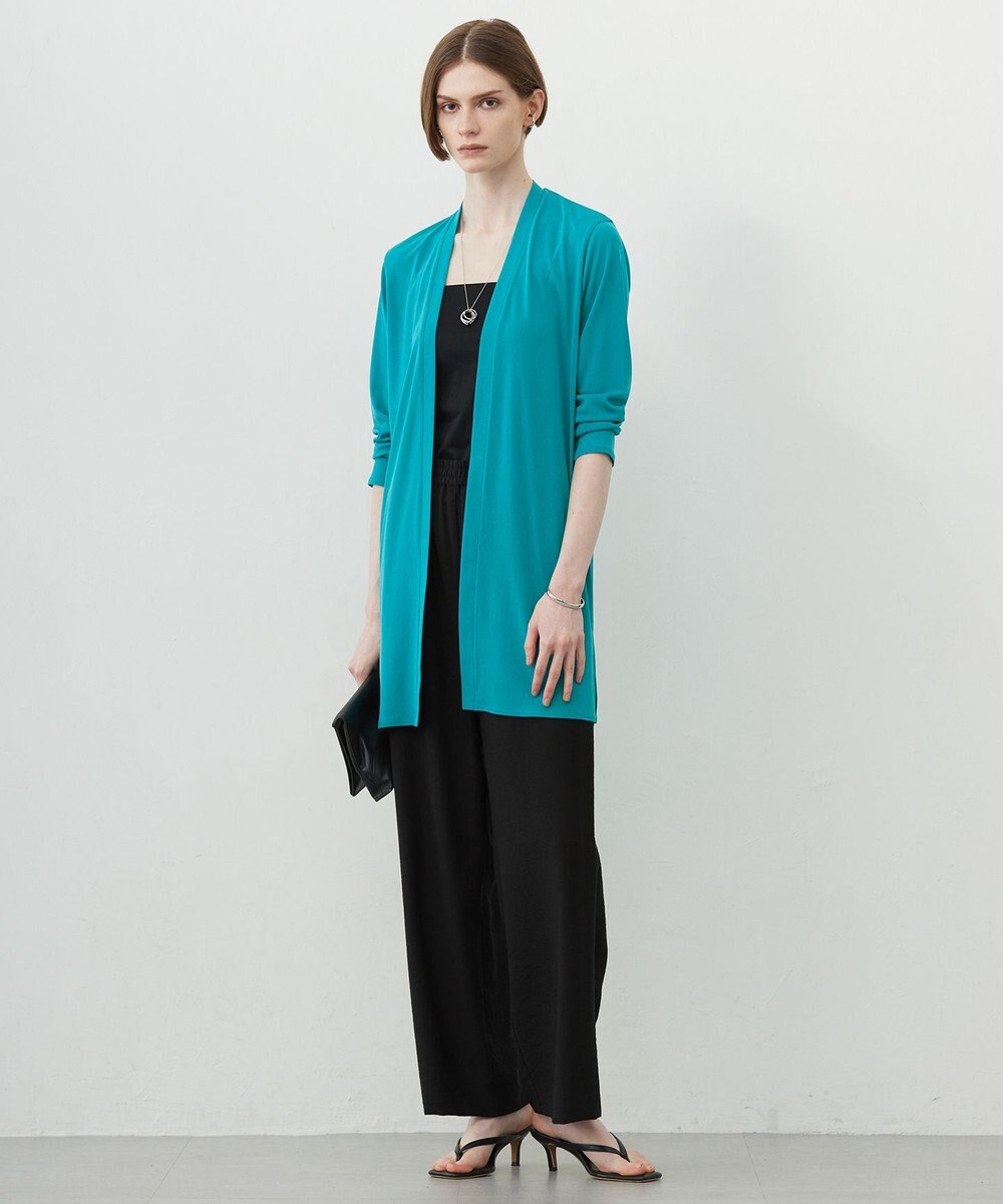 ICB L 【接触冷感・UVケア・速乾・洗える】カップ付きサテンキャミソール 