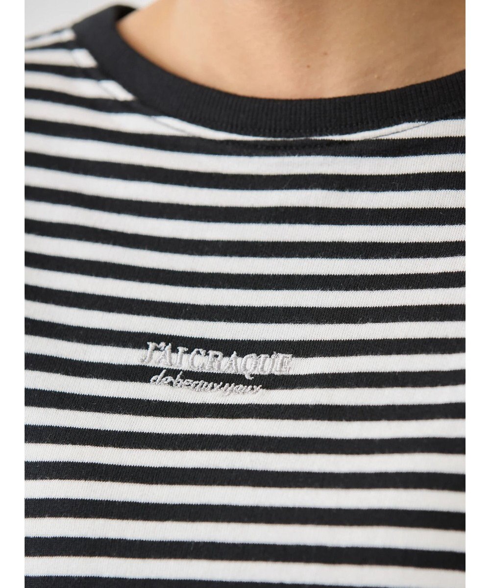 AMERICAN HOLIC 刺繍ロゴミニ裏毛ボートネックチュニック 