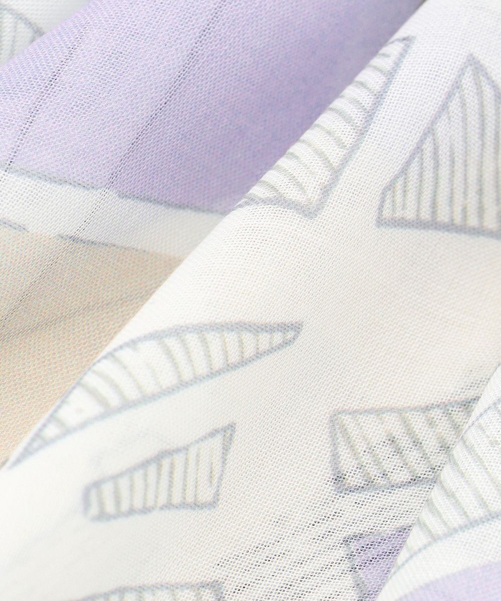 J.PRESS LADIES 【洗える】 MAP プリント ストール 