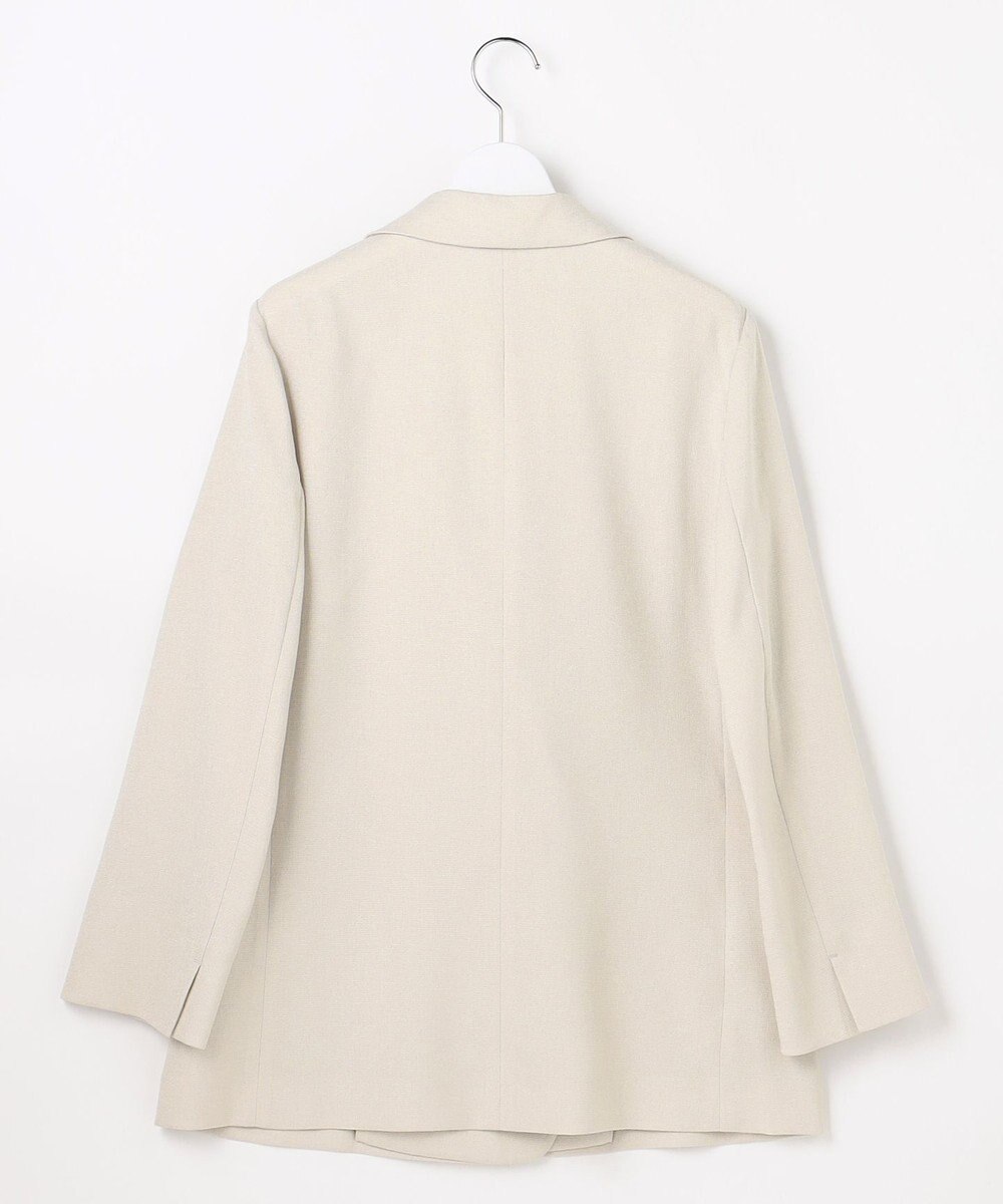 自由区 【カタログ掲載・人気素材・デザインリニューアル・セットアップ対応】リネンライクシンセティックテーラード ジャケット 