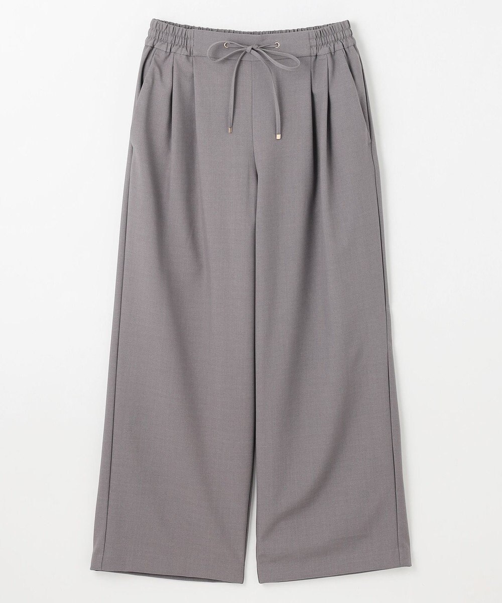 ANY 【ウエストゴム】イージーケアライトストレッチワイドパンツ 