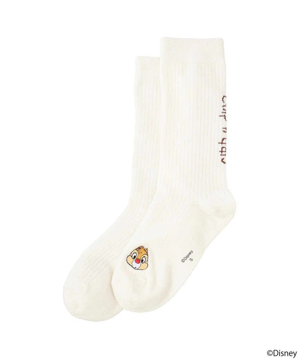 earth music&ecology 【予約】Disney/アソート刺繍入り靴下 