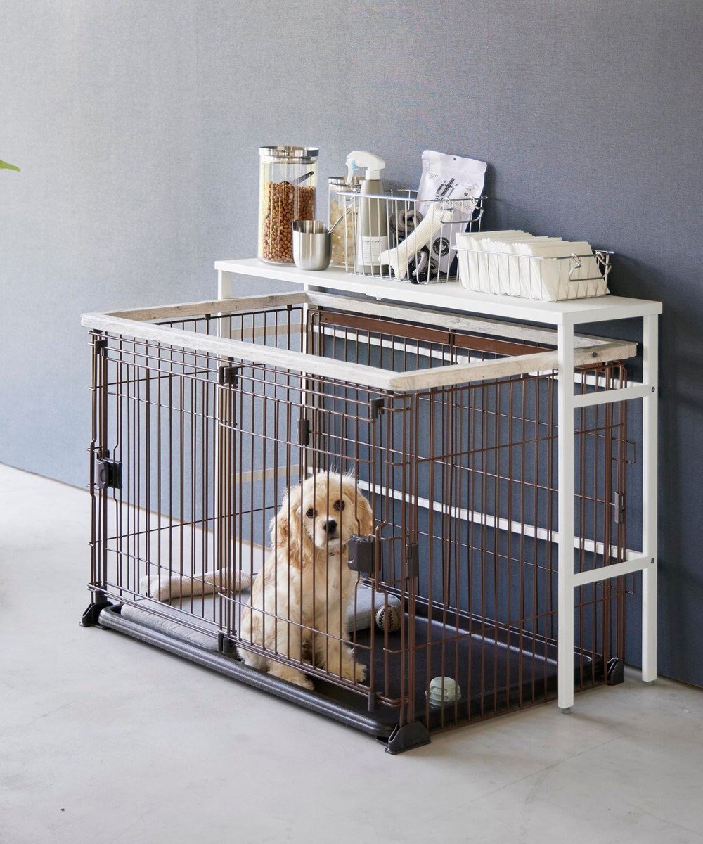 tower 伸縮ペットケージ上ラック タワー ホワイト 