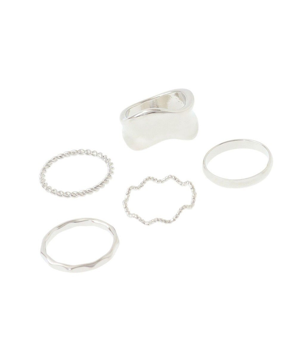 AMERICAN HOLIC 5SET ニュアンスメタルリング 