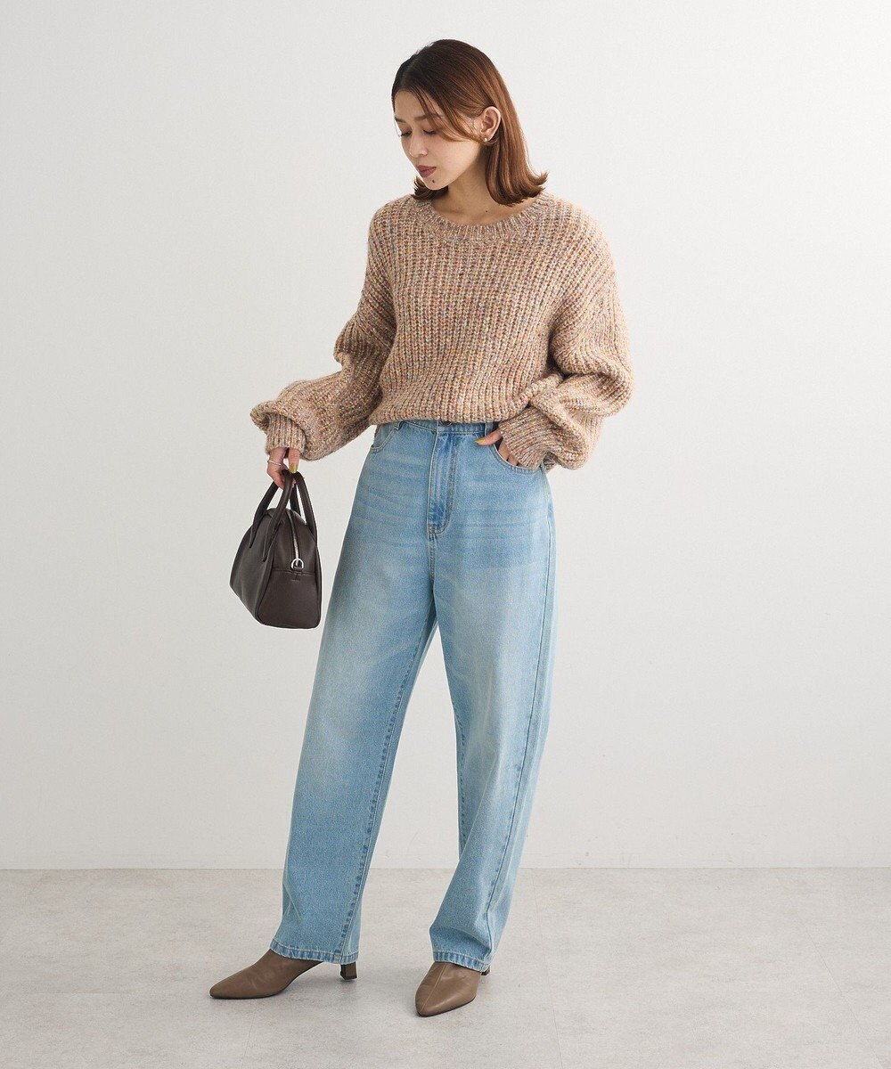 Green Parks ｍｉｘラメショートニットプルオーバー 