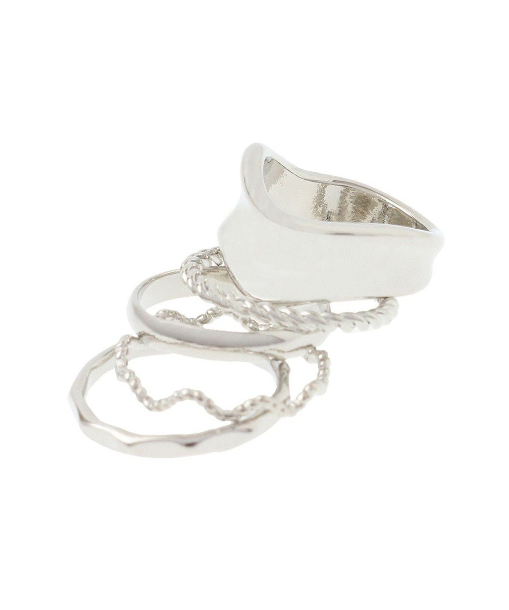 AMERICAN HOLIC 5SET ニュアンスメタルリング 