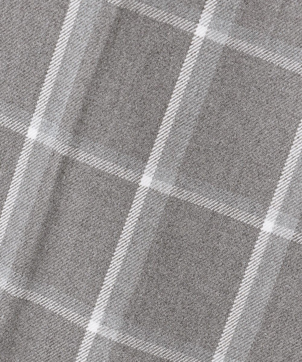 ANY 【洗濯機可/ストレッチ/ウエストゴム/裏起毛】マルチファンクションストレッチチェックテーパードパンツ 