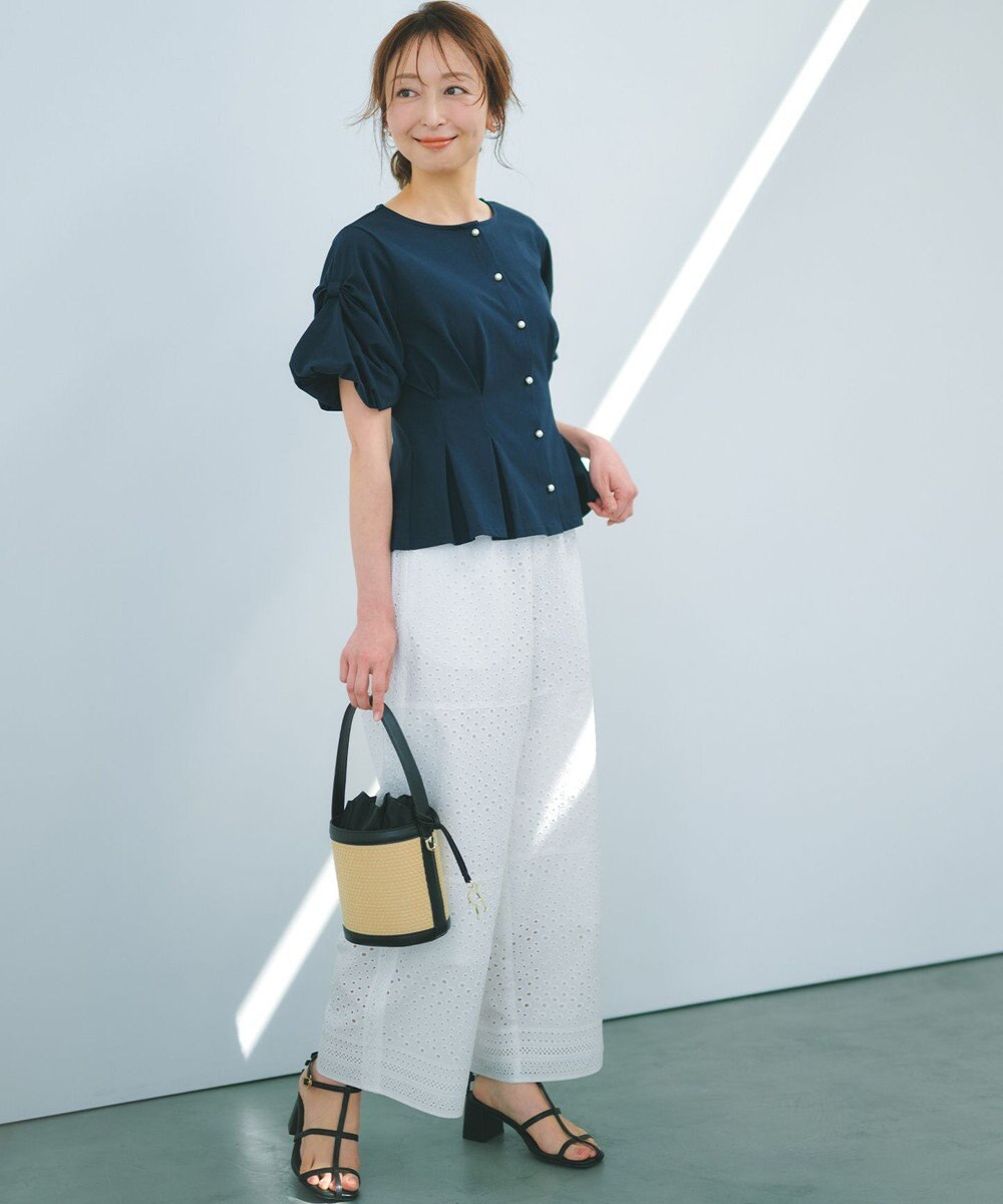 組曲 S 【美人LABコラボ】ビューティーファンクションジャージー パールコルセットトップス 