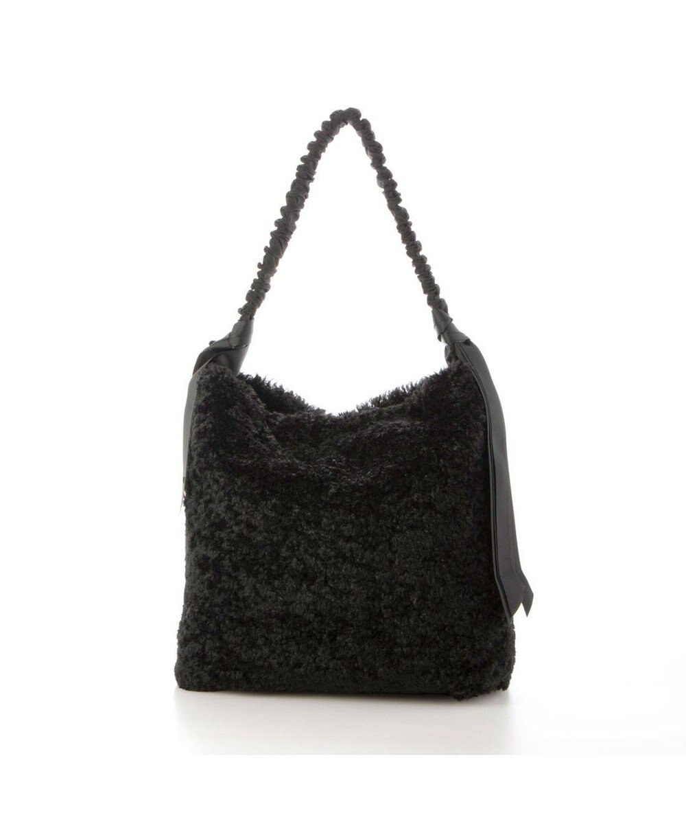 UNBILLION カシュカシュ cachecache / 下がりグログランボアトートバッグ 