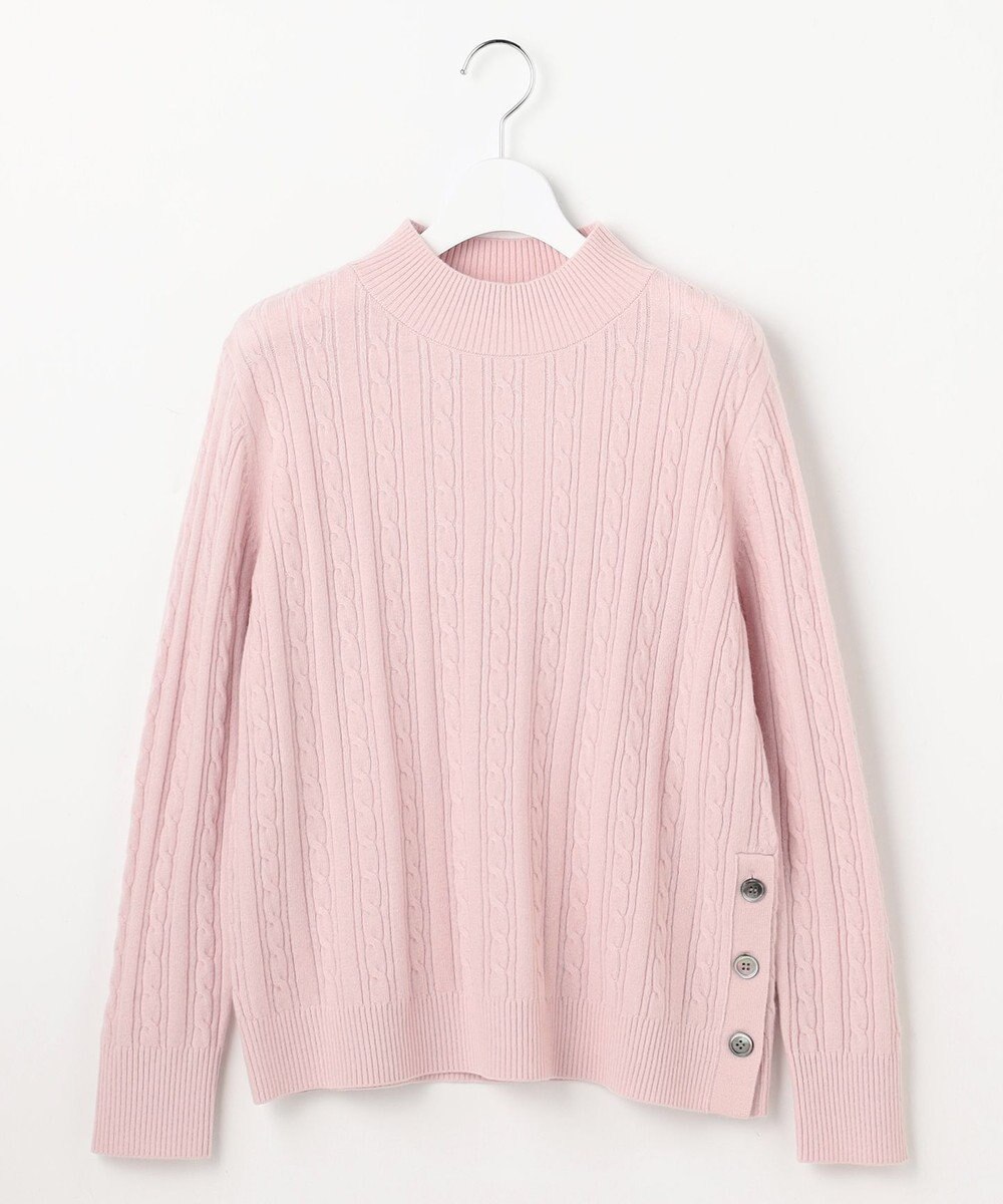 J.PRESS LADIES L WOOL BLEND AIR ハイネック ニット 