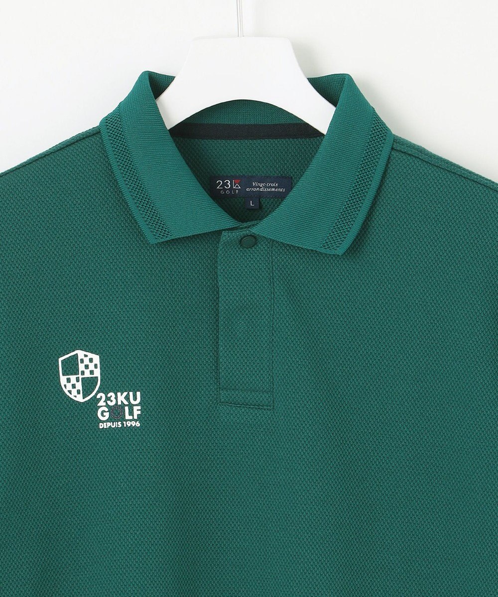 23区GOLF 【MEN【】吸水速乾・UVケア】グラフィカル ポロシャツ 