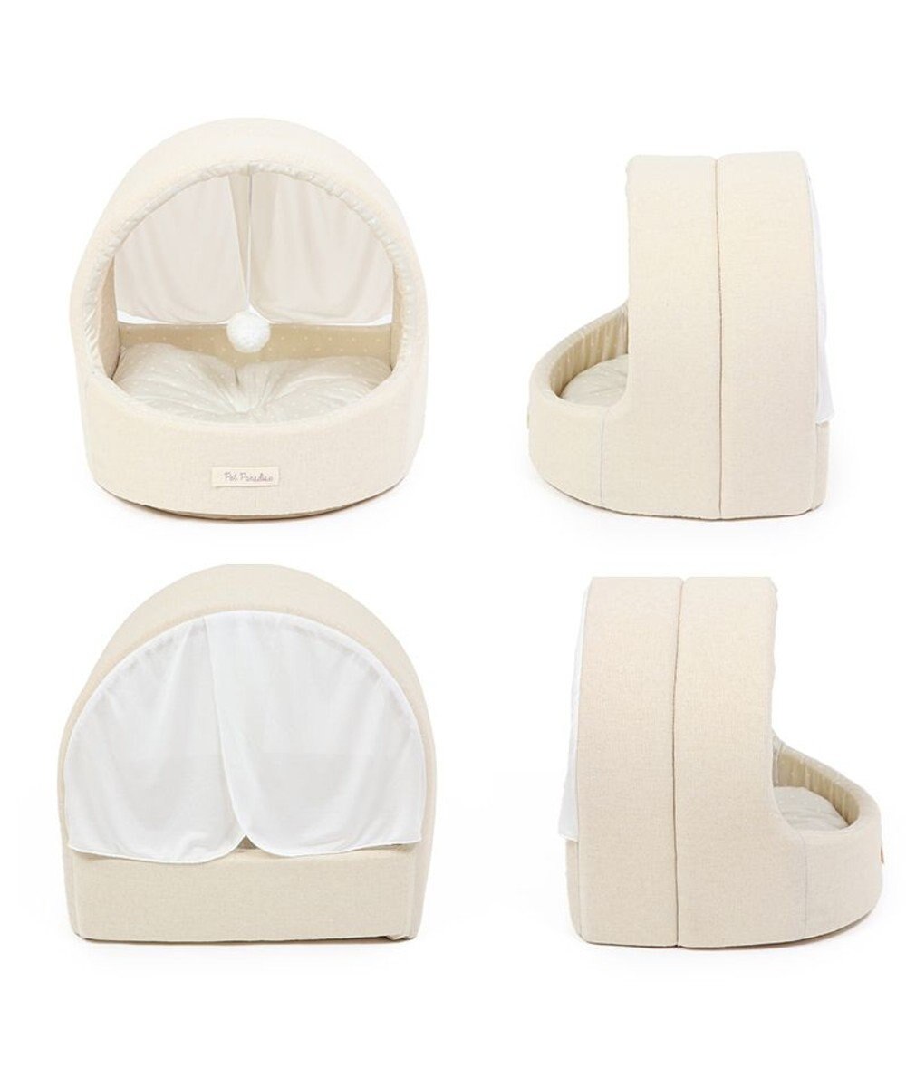 PET PARADISE 猫 ハウス  クール ねこハウス (40×35cm) キャットハウス  ひんやり  接触冷感 