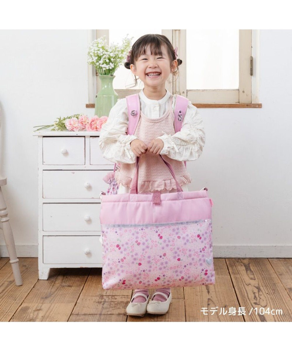 Mother garden マザーガーデン 野いちご レッスンバッグ 《小花いちご柄》 