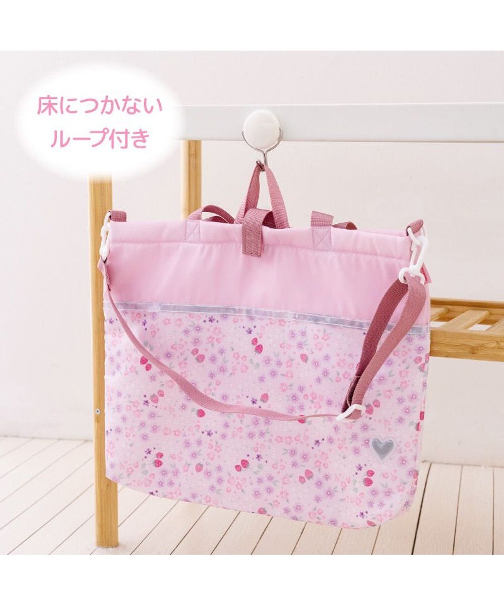 Mother garden マザーガーデン 野いちご レッスンバッグ 《小花いちご柄》 