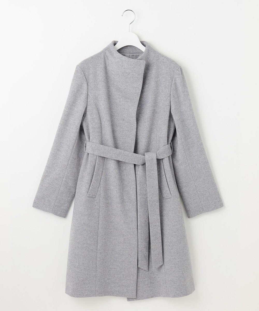 J.PRESS LADIES L Super150sAZAMIビーバー スタンドカラー コート 