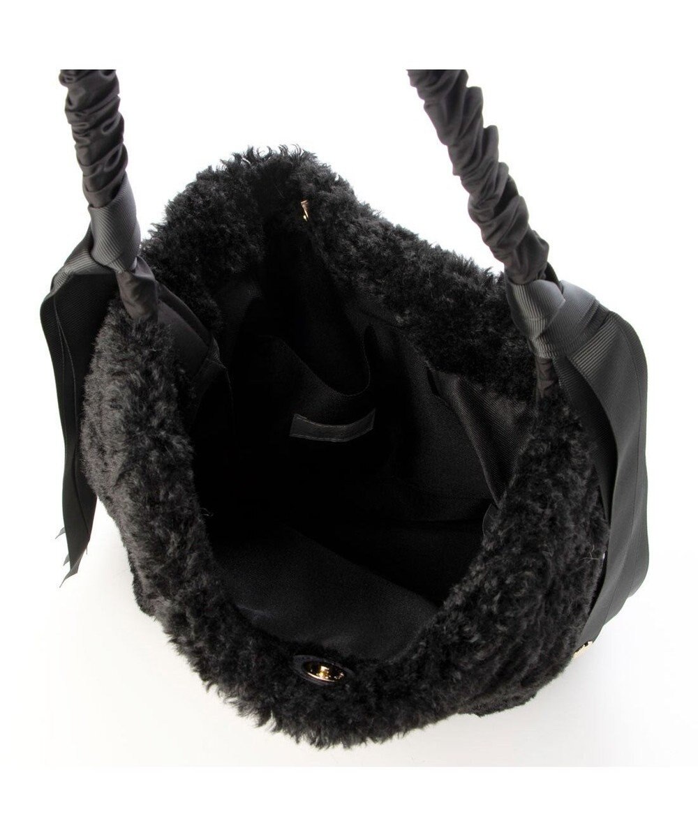 UNBILLION カシュカシュ cachecache / 下がりグログランボアトートバッグ 