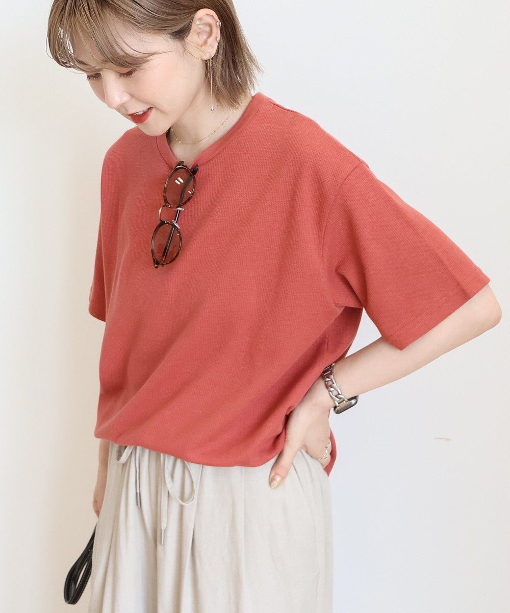 AMERICAN HOLIC ワッフル半袖プルオーバー 