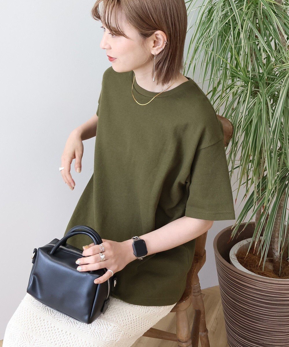 AMERICAN HOLIC ワッフル半袖プルオーバー 