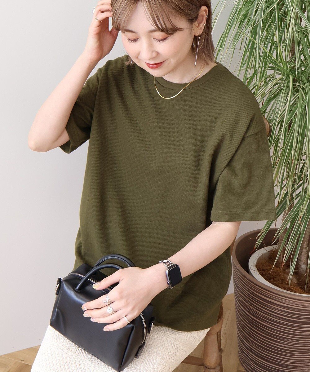 AMERICAN HOLIC ワッフル半袖プルオーバー 