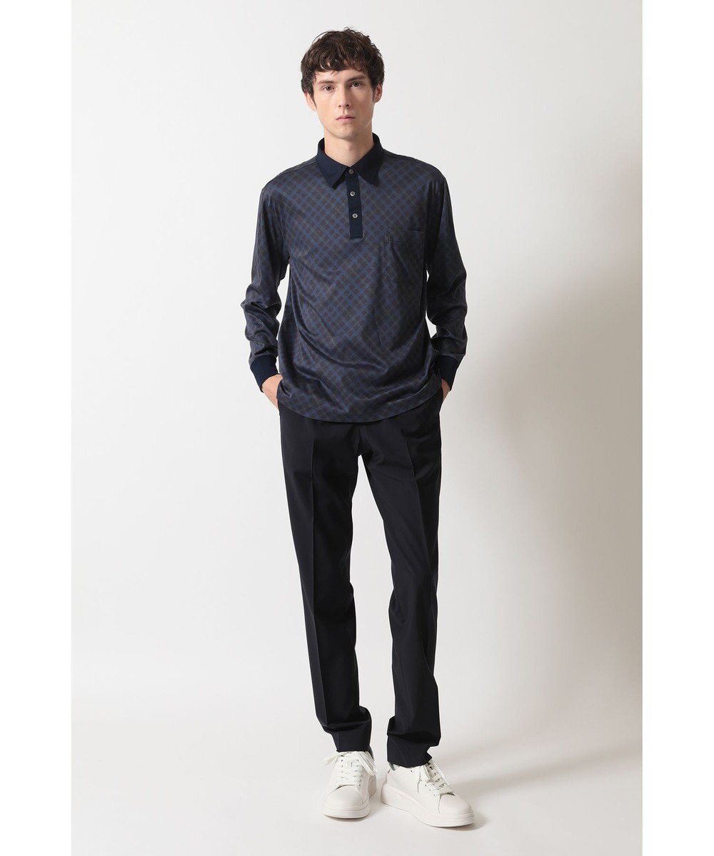 DAKS バイヤスチェック スムースポロ 