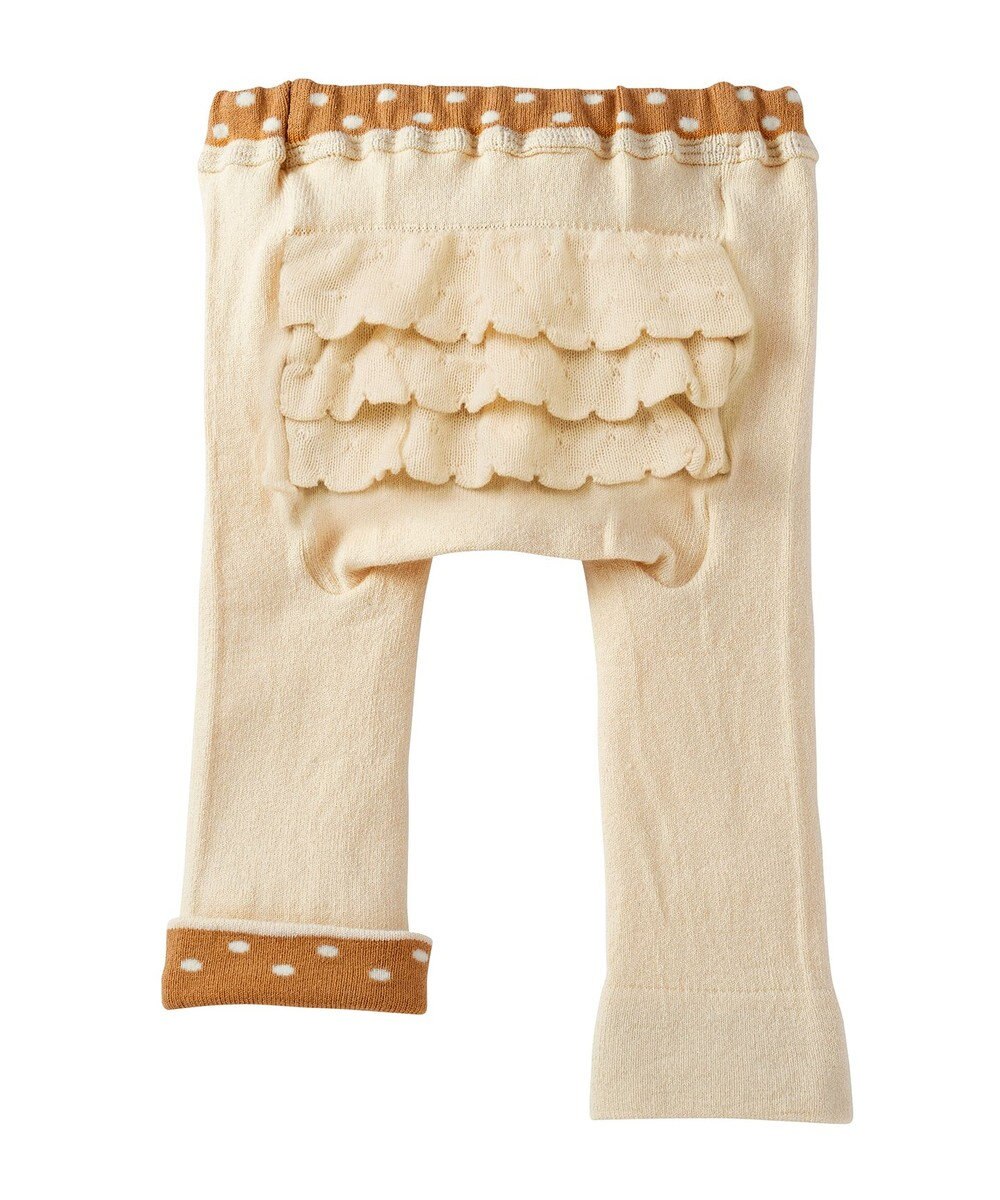 MIKI HOUSE HOT BISCUITS 【70-100cm】 おしりフリル 9分丈ベビースパッツ 