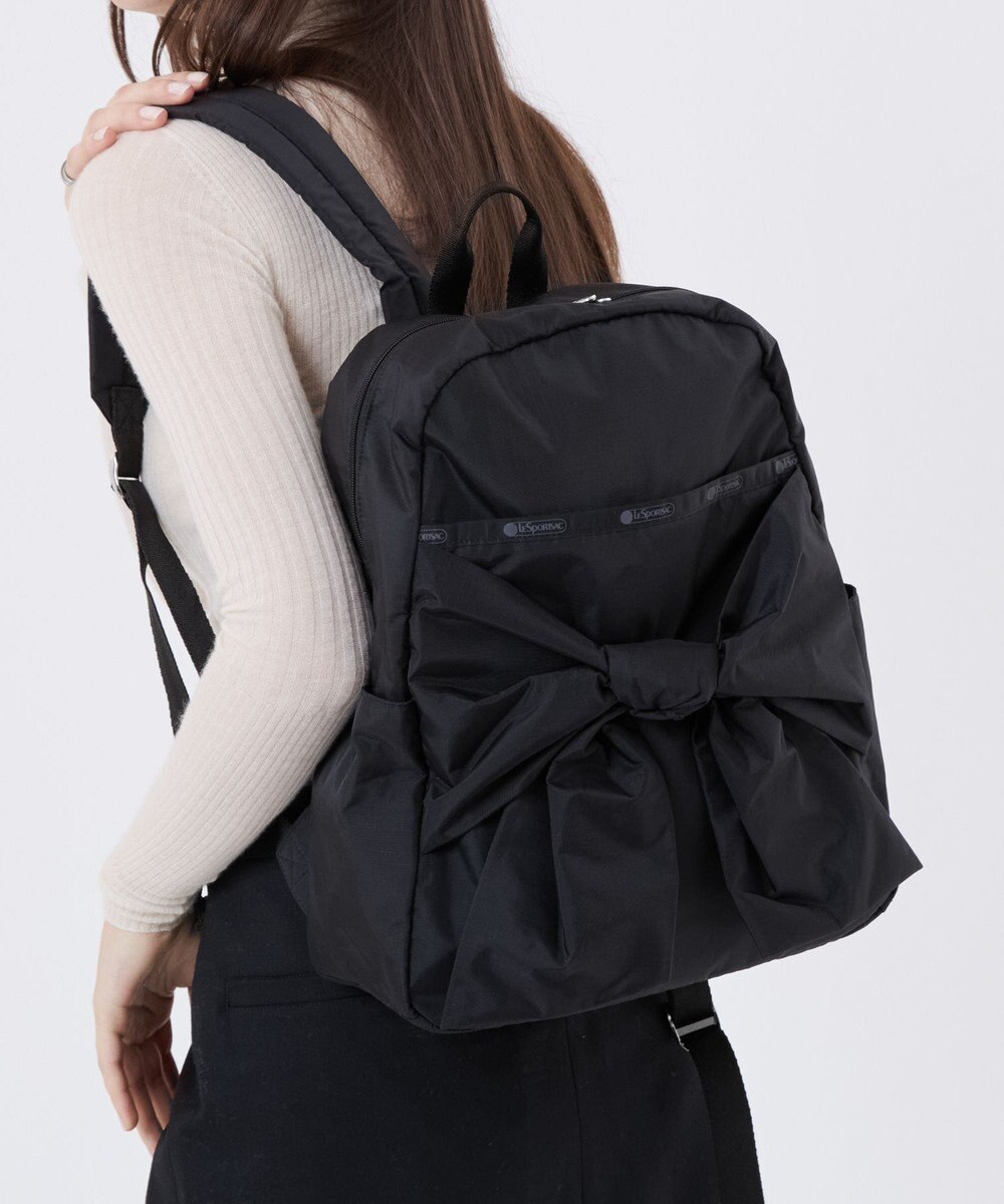 LeSportsac BOW BACKPACK/ブラックボウズ 