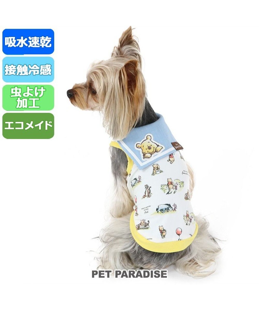 PET PARADISE 犬 夏服 ひんやり クール 接触冷感 虫よけ ディズニー くまのプーさん タンクトップ 〔小型犬〕 クラシック ペットウエア ドッグウエア ドッグウェア イヌ おしゃれ かわいい 天竺 ひんやり 夏 涼感 冷却 吸水速乾 クール マックス マルチカラー