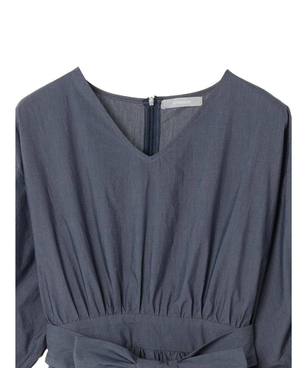 Green Parks ａ．ボリュームギャザーウエスト切替ワンピース 