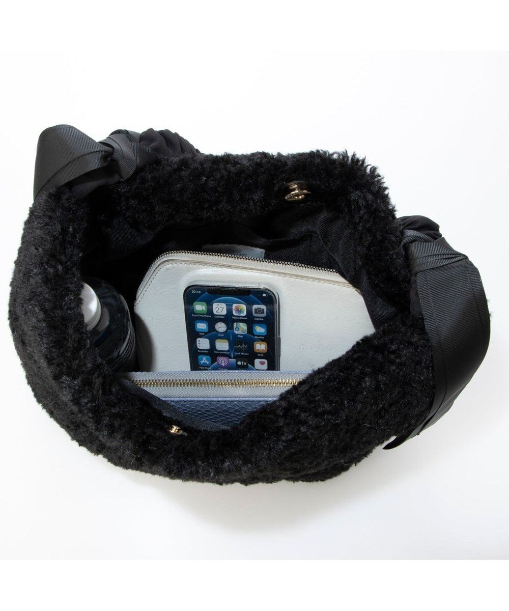 UNBILLION カシュカシュ cachecache / 下がりグログランボアトートバッグ 