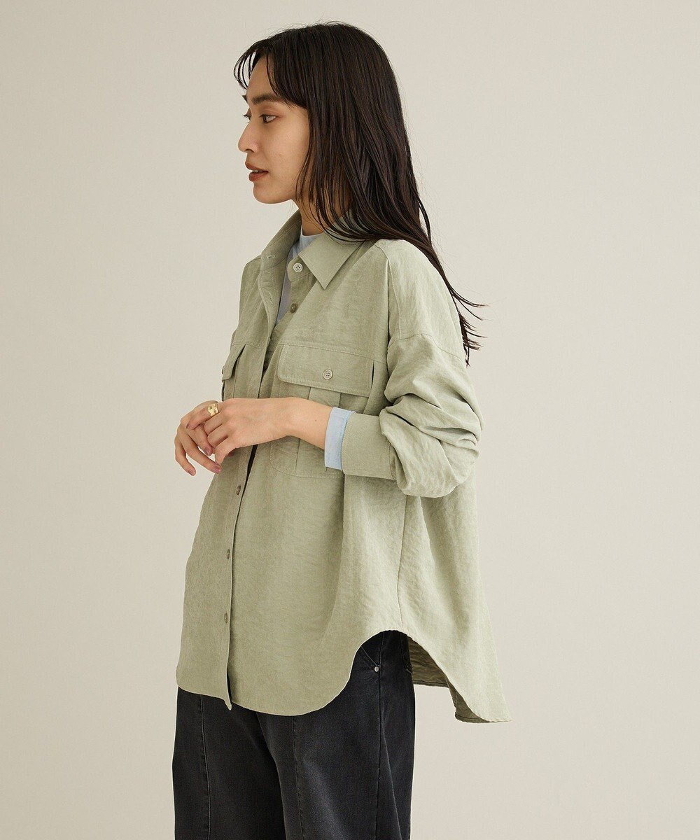 CRAFT STANDARD BOUTIQUE とろみワークシャツ 