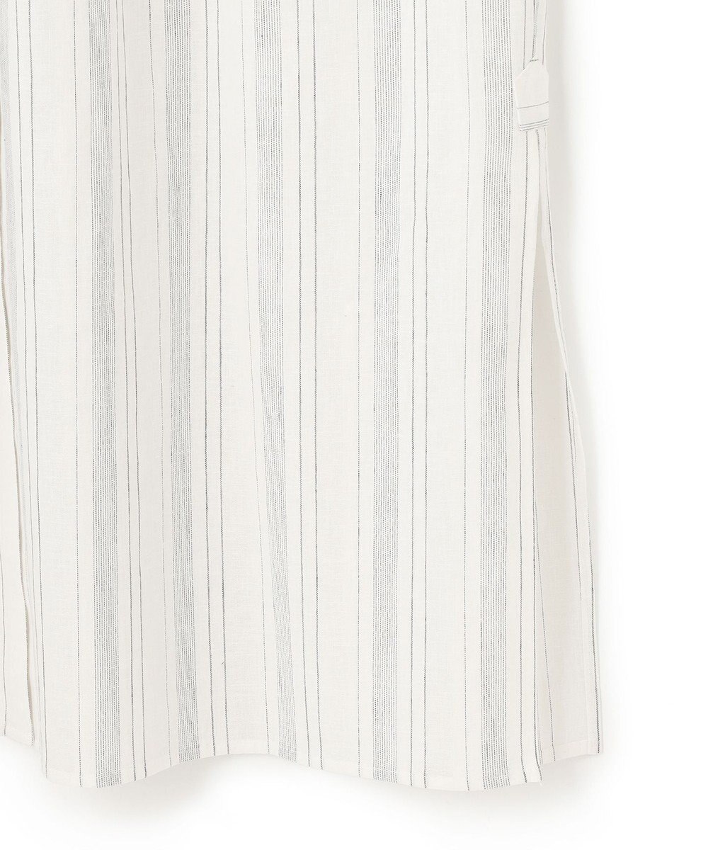 23区 L 【SLOW/一部店舗限定】ストライプエンブロイダリー ワンピース 