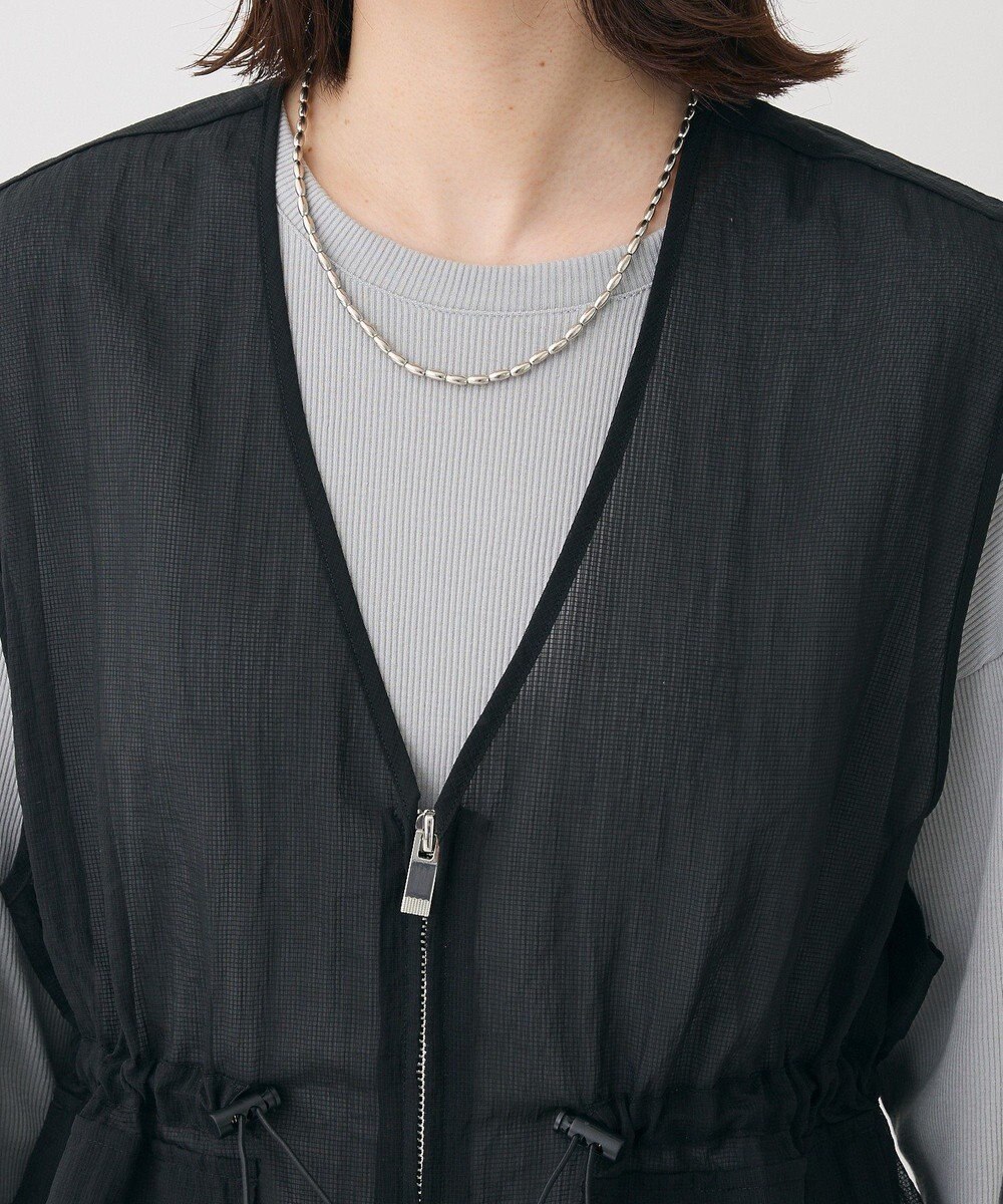 Green Parks ＳＥＴ２点シアーナイロンベスト＋リブワンピース 