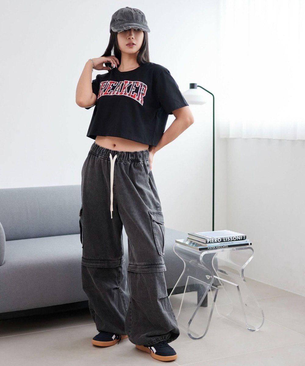 WEGO ロゴパッチショートT 