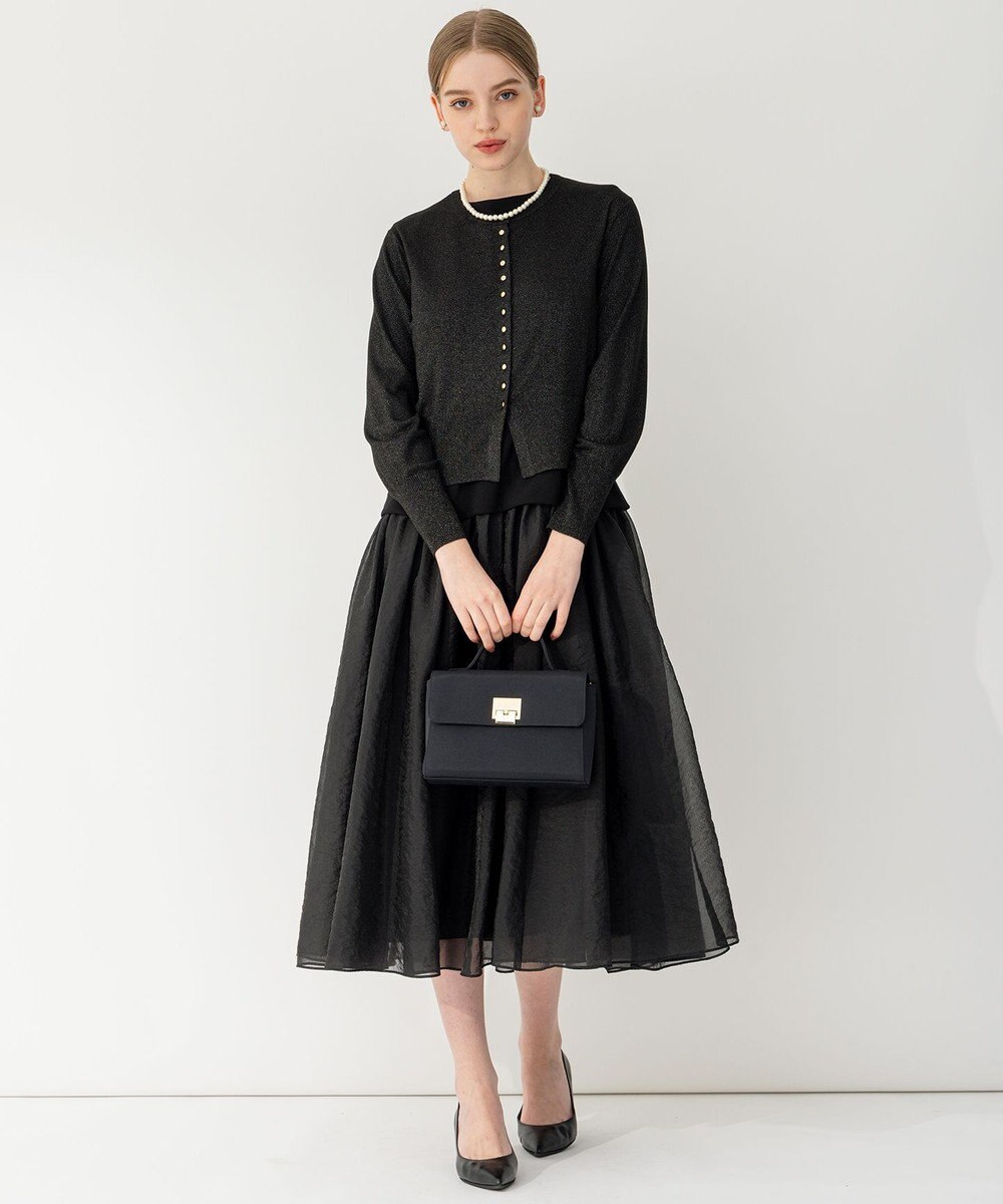 23区 L 【APPLAUDIR】コンパクト ラメカーディガン 