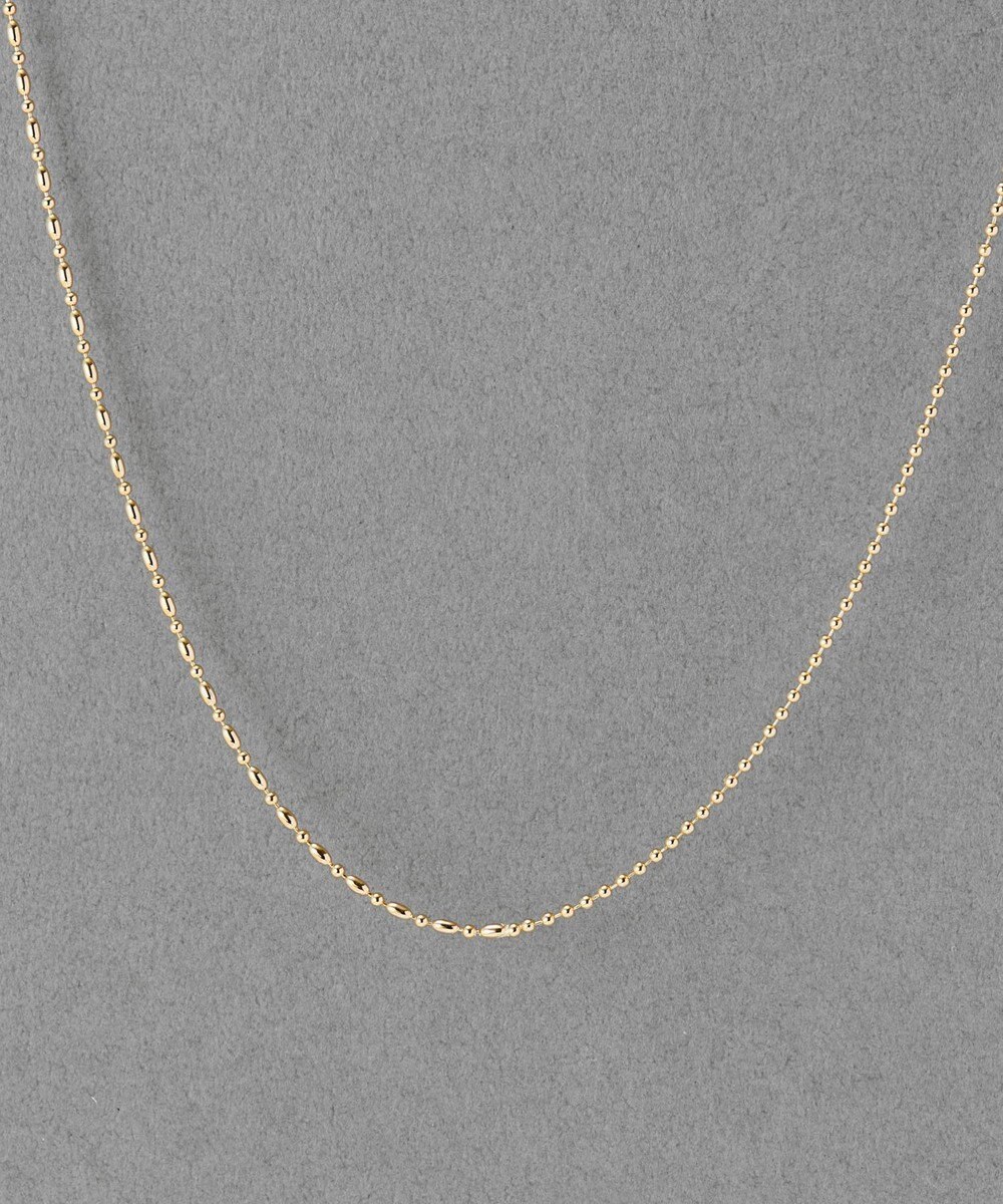 Phoebe 【金属アレルギー対応】リンキービーンデザインチェーンネックレス　ゴールド　ニッケルフリー 