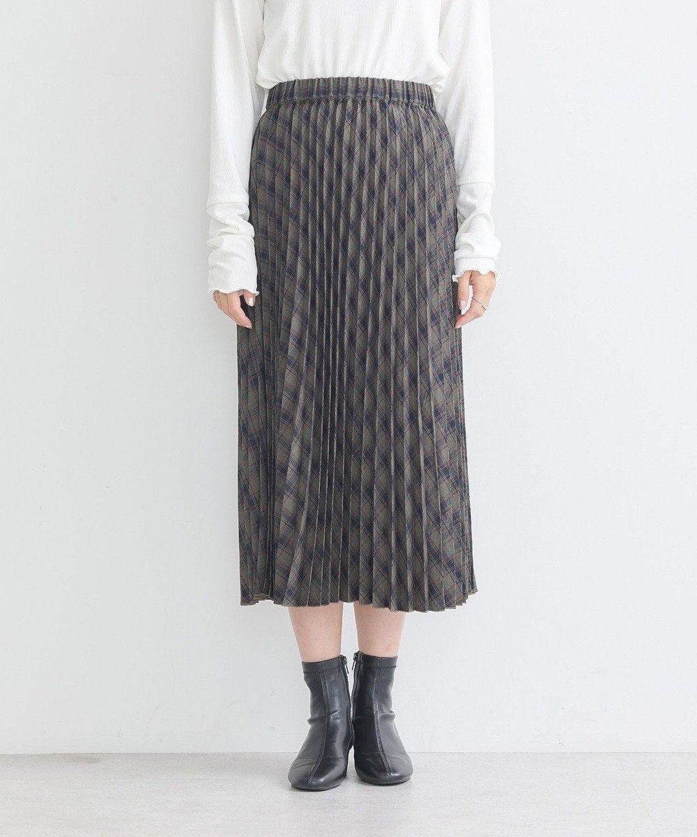 earth music&ecology すきな丈Ｔ／Ｒプリーツスカート 