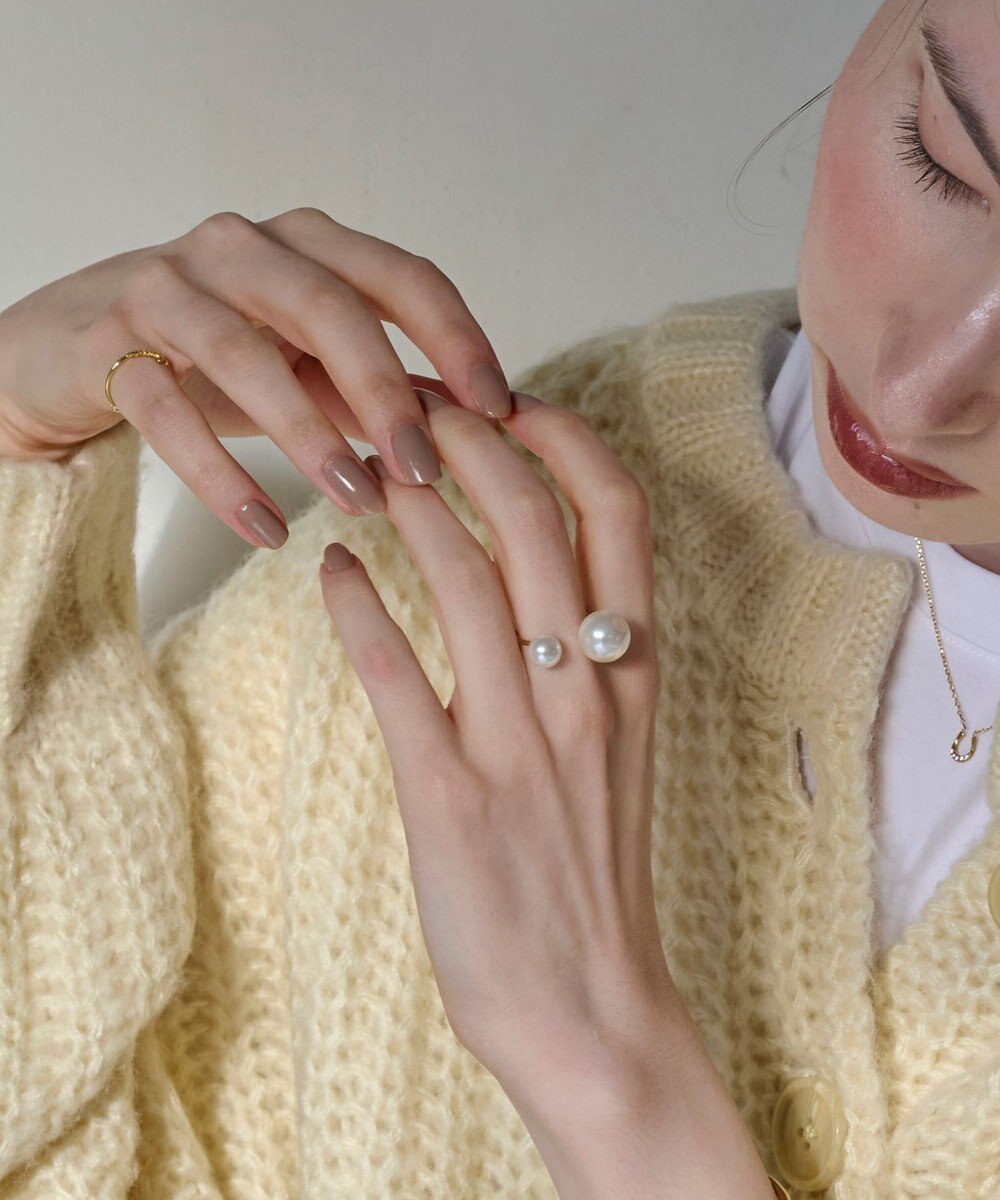 Phoebe 〈シリーズ累計販売10000点突破！〉≪TV番組着用商品≫Eye catchingパールリング 