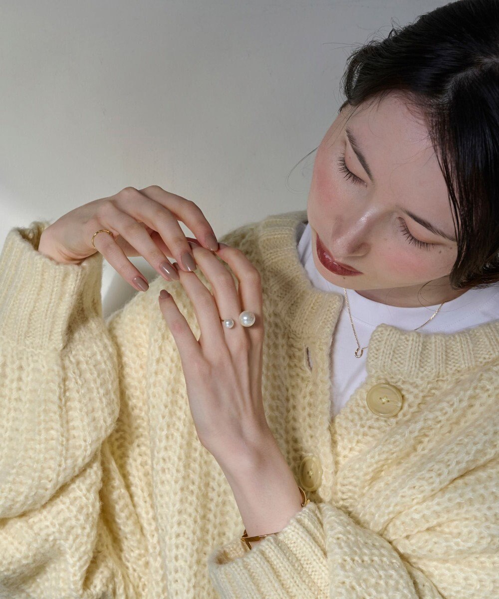 Phoebe 〈シリーズ累計販売10000点突破！〉≪TV番組着用商品≫Eye catchingパールリング 