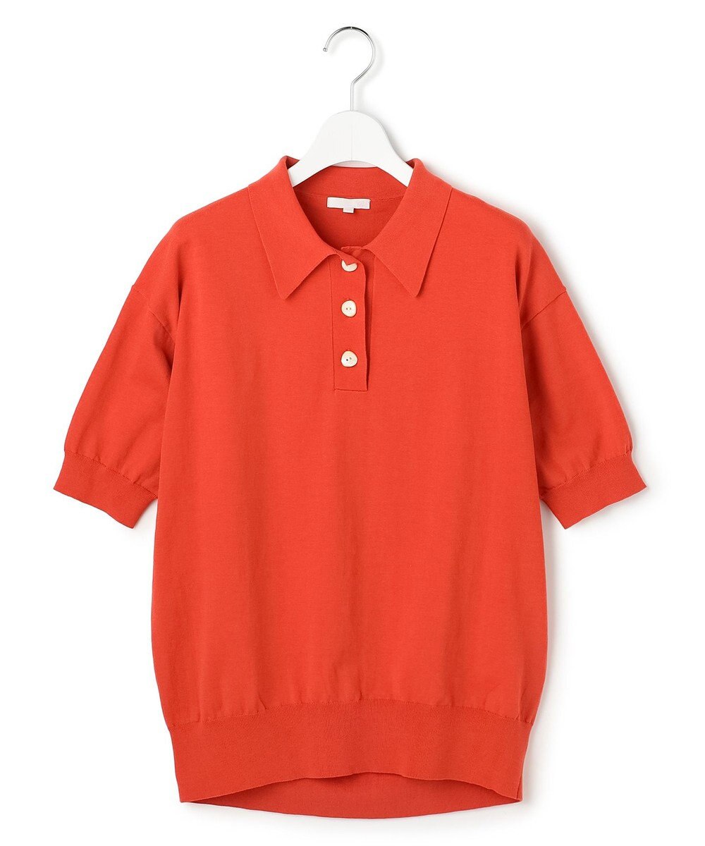 23区 L 【R(アール)】アイスニット 襟付きデザイン トップス 