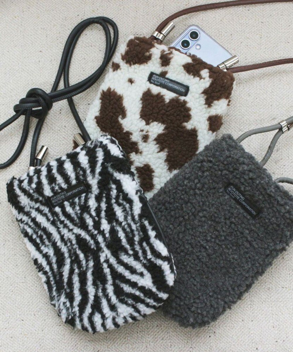 ROOTOTE 1336【スマホショルダー】LT.ベビールー.ボア-A 