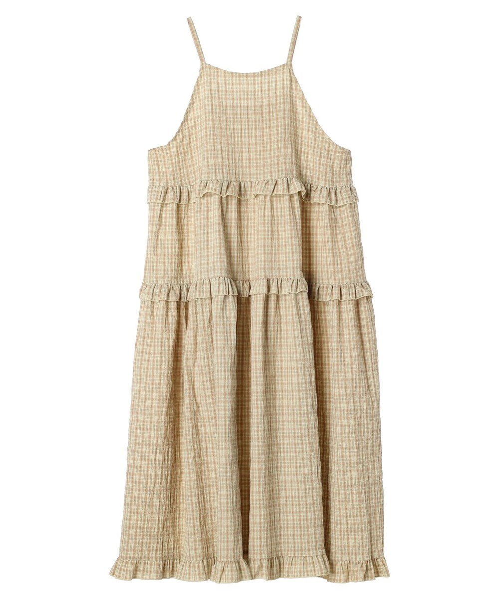 Green Parks ・Ｐｅｔｉｔ　Ｆｌｅｕｒ　チェックティアードキャミワンピ 