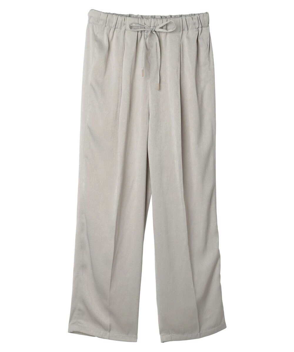 Green Parks つやサテンイージーパンツ 