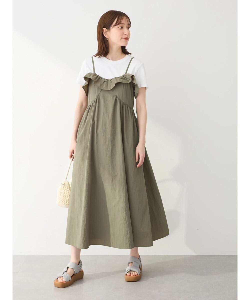 Green Parks ・ＳＵＧＡＲ　ＳＰＯＯＮ　フリルキャミワンピース 