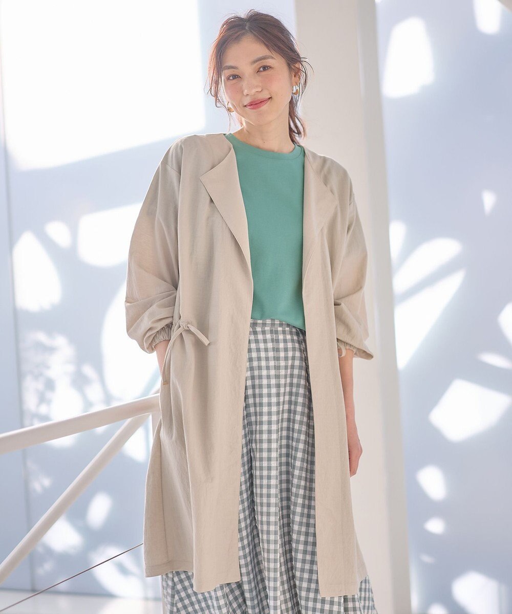 ANY 【洗濯機可/UVケア/接触冷感】ドロストピケカーディガン 