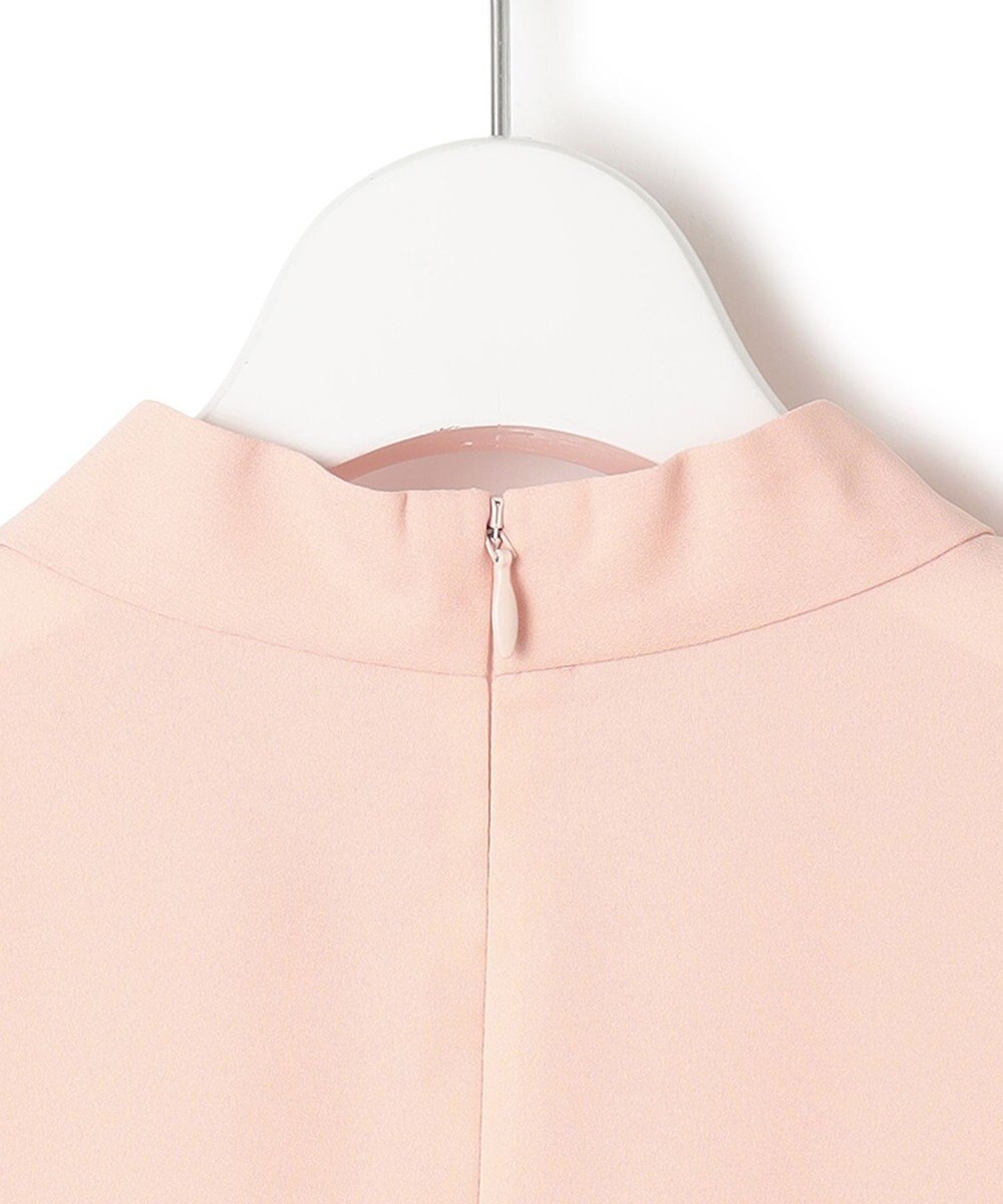 23区 【洗える】バックサテンアムンゼン ボウタイ付き ブラウス 