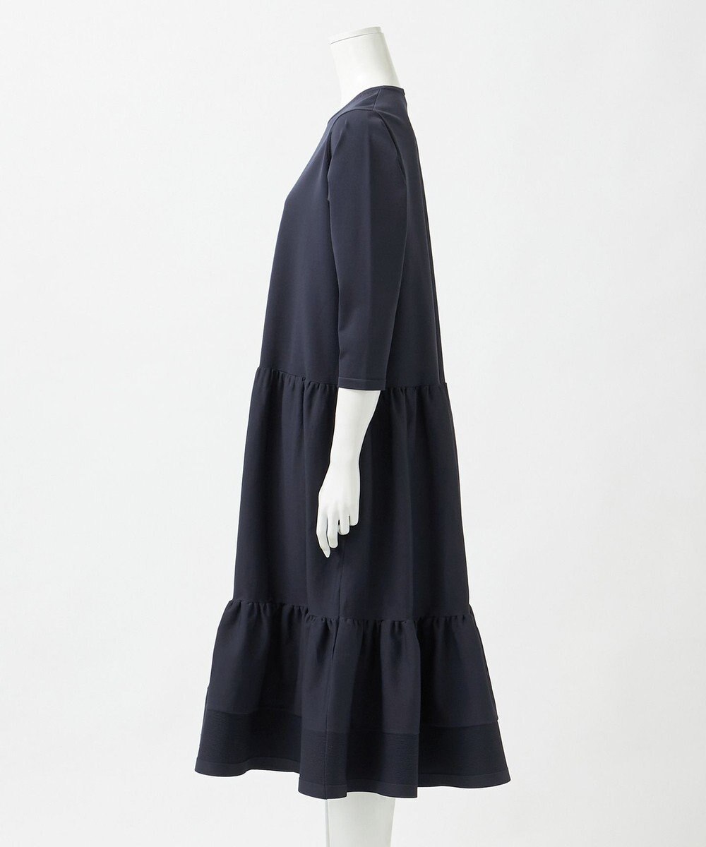 23区 L 【R(アール)】フォルムニット ティアード ワンピース 