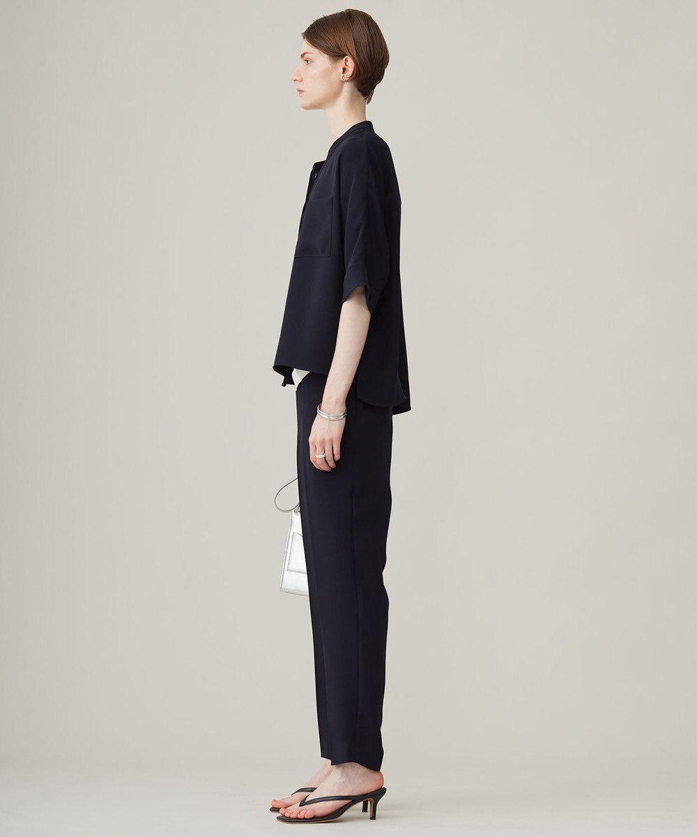 ICB 【洗える】ライトダブルクロス ドロストパンツ 