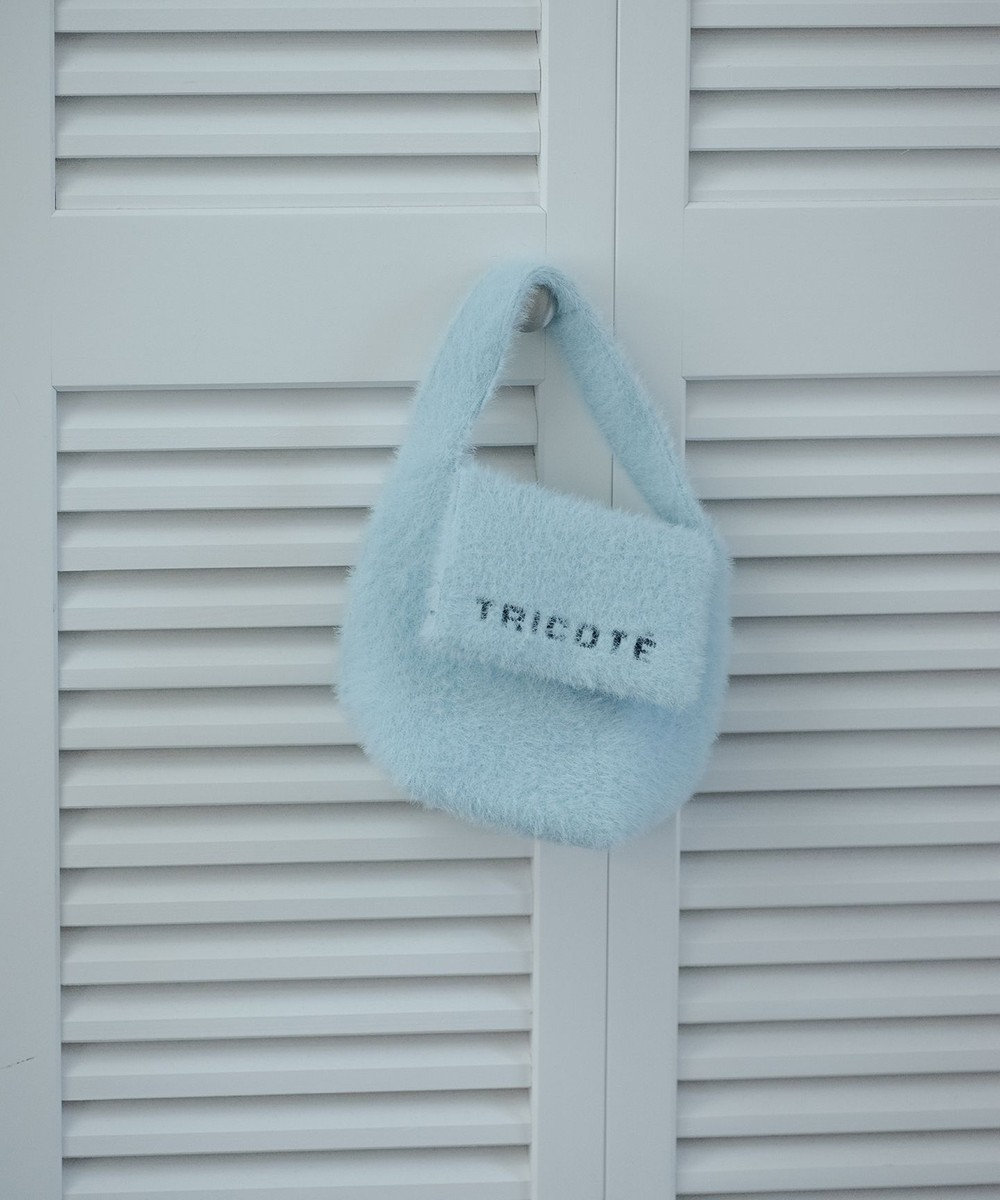 TRICOTE ミニシャギーショルダーバッグ 32BLUE