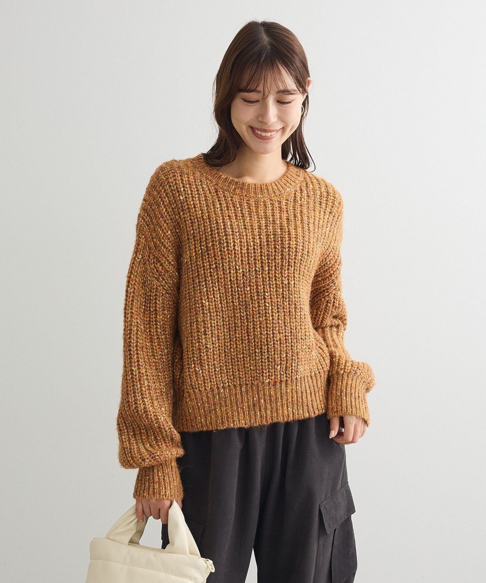 Green Parks ｍｉｘラメショートニットプルオーバー 